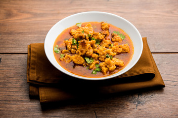 Home made mung dal masala vadi also known as Moong wadi or moongwadi or moongodi sabzi. It's a popular Maharashtrian recipe especially from Vidarbha region.