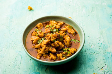 Home made mung dal masala vadi also known as Moong wadi or moongwadi or moongodi sabzi. It's a popular Maharashtrian recipe especially from Vidarbha region.