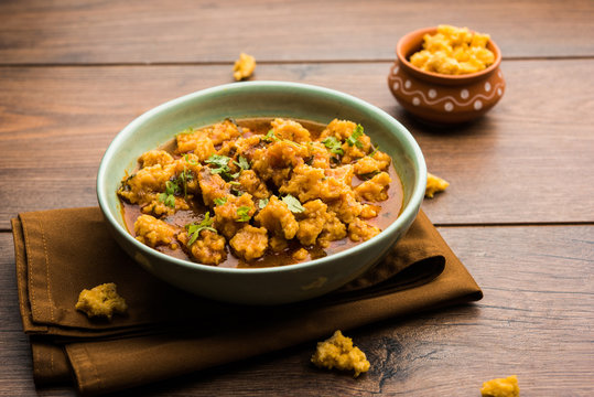 Home made mung dal masala vadi also known as Moong wadi or moongwadi or moongodi sabzi. It's a popular Maharashtrian recipe especially from Vidarbha region.
