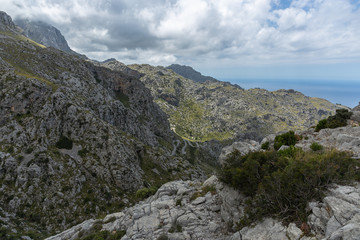 Fototapeta na wymiar landscape of Sierra de Tramuntana, Mallorca, Spain
