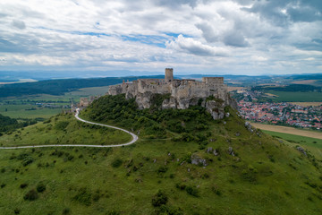 A stone castle on the hill. Spis Castle, Slovakia_4