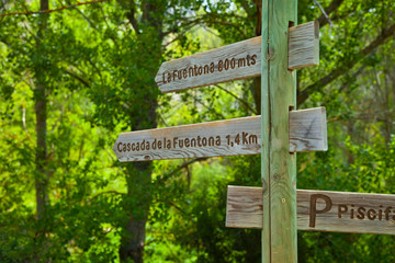 Monumento Natural La Fuentona, Río Abión,  Soria, Castilla y León, España