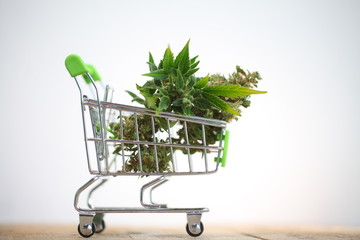 supermarket trolley marijuana medical cannabis  cbd