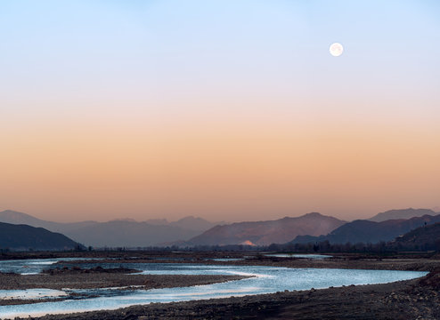 The river Swat is a clear water river starting from the Ushu rage of mountains to the spread of the valley of Swat, Pakistan.