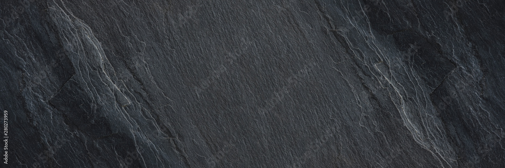 Poster horizontal black stone texture for pattern and background