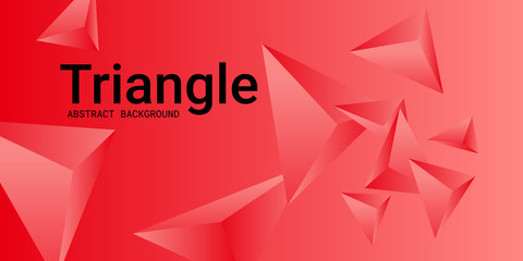 Triangle background. Abstract composition of triangular pyramids.