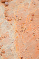 ピンク、黄色、オレンジの砂岩テキスチャー、背景