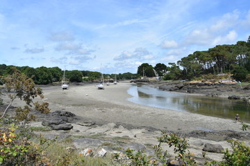 Concarneau, rivière, mer