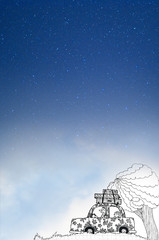 upright_sketch_pattern_car_hedgehog_family_tree_night_sky_two-thirds_background__by_jziprian