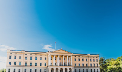 Obraz premium Pałac króla w Oslo