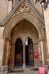 doors to  St John's College Chapel
