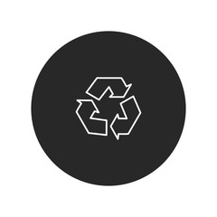 Recycle vector icon