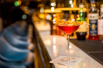 New trend of cocktails colorful taste and fashion