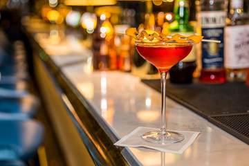 New trend of cocktails colorful taste and fashion