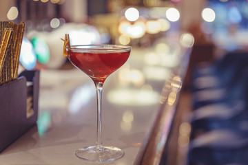 New trend of cocktails colorful taste and fashion