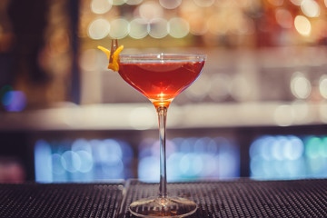 New trend of cocktails colorful taste and fashion