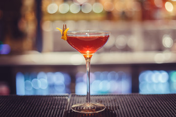 New trend of cocktails colorful taste and fashion