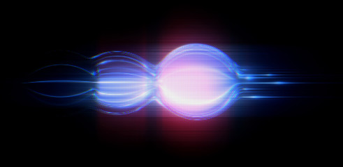 Abstract background. Beautiful light. Magic sparks. .Mystical shine streaks. Empty place. Glint cosmic rays. .Neon wind lines. Glow effect. Power energy. .Futuristic wave Flash. Glare splash..