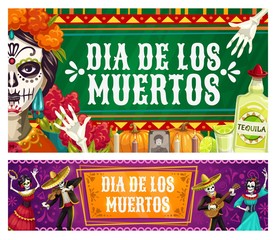 Day of Dead Dia de los Muertos, catrina calavera