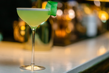 New trend of cocktails colorful taste and fashion