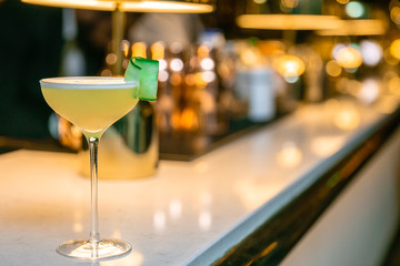 New trend of cocktails colorful taste and fashion