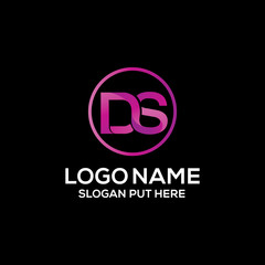 DS Letter logo design template