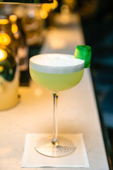 New trend of cocktails colorful taste and fashion