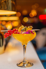 New trend of cocktails colorful taste and fashion