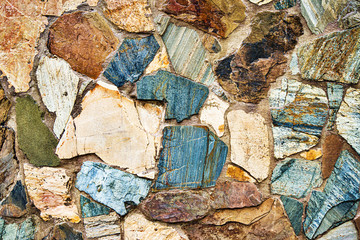 Random Building Stone – differrent colors Granite wall background