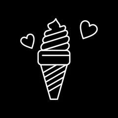 Ice cream icon for your project
