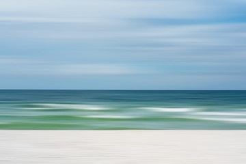 Fototapeta na wymiar Summer Beach Blur