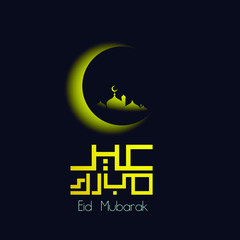 abstract background for eid mubarak or muslim event 