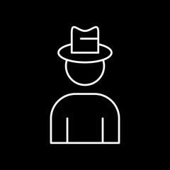 Male Pirate icon for your project