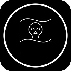 Pirate Flag icon for your project
