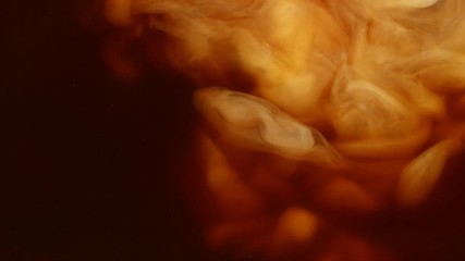 Super slow motion of pouring milk into coffee drink. Filmed on very high speed cinema camera - Powered by Adobe