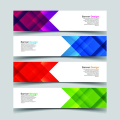Fototapeta premium Vector Abstract design banner web template