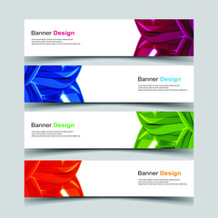 Fototapeta premium Vector Abstract design banner web template