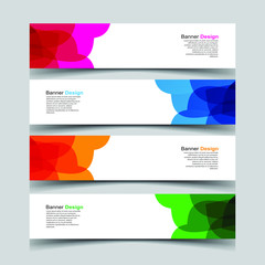 Vector Abstract design banner web template