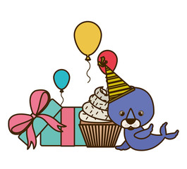 card of celebration with seal