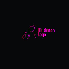 muslimah logo icon has mean girl fashion