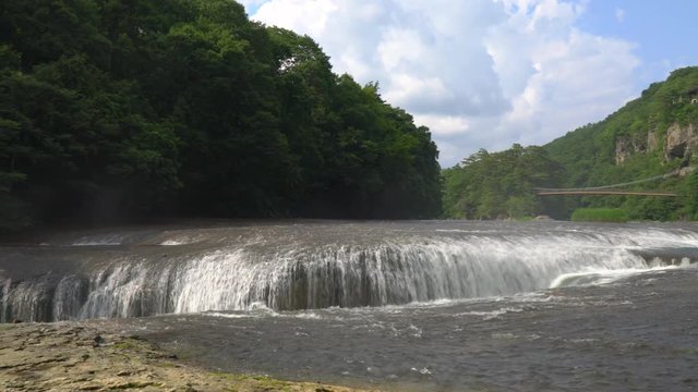 Tokyo,Japan-July 24, 2019: Fukiware falls in Gunma prefecture
