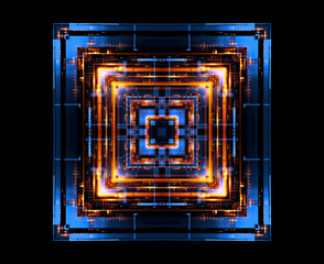 Led Light. luma effect. Future tech. Glare cubes. Digital signal. .Shine grid. Modern big data. Neon flare. Quantum computer net system. Magic code. Grid lines. Vivid frame. Web device. Blocks system.