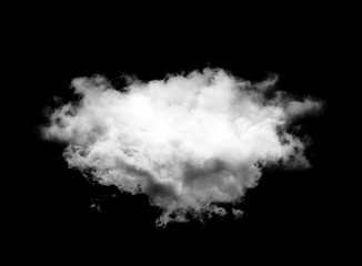 Fototapeta na wymiar cloud on black background