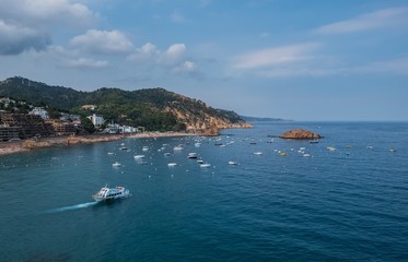 the famous Village of Tossa de Mar,Costa Brava,Spain