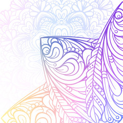 Vector abstract colorful ethnic background.