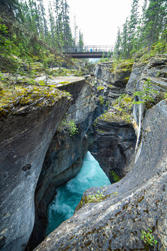 mistaya canyon in canada banff