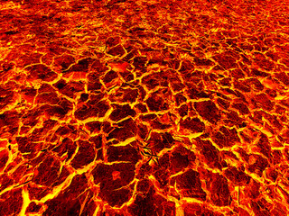 The surface of the lava. background