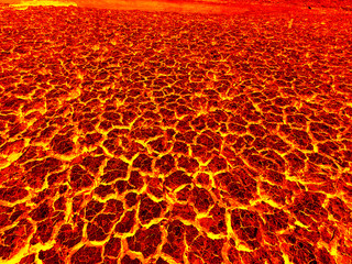 The surface of the lava. background