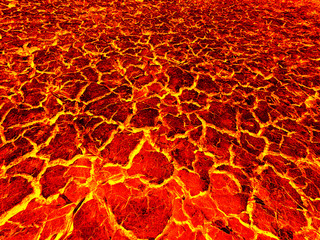 The surface of the lava. background