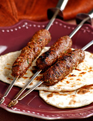 Asian Barbecue. Lamb - Studio